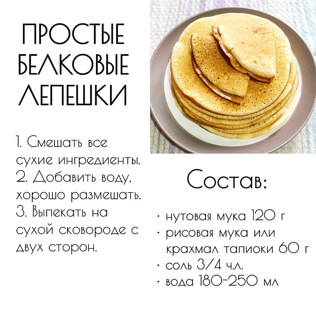 НУТОВЫЕ ЛЕПЁШКИ за 5 минут