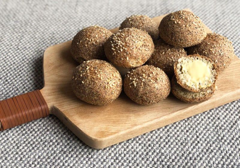 Булочки из муки коричневой чечевицы